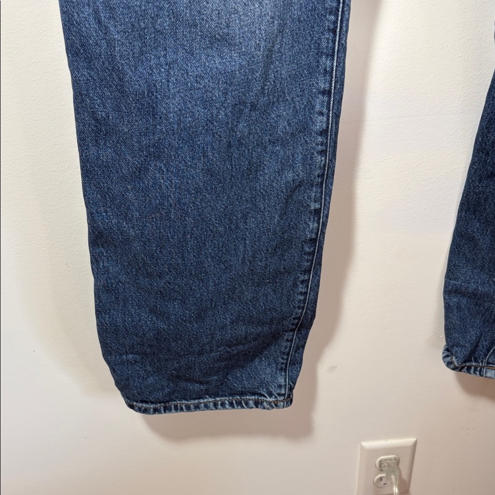Reformation VAL 90S MID RISE STRAIGHT JEANS IN DONNER CUFFED- 27 - Picture 4 of 10
